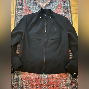 Hungarian anda 100% wool zip jacket urban retro street style Bella hadid ssense